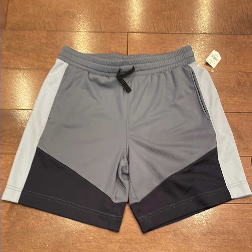 NEW Boy’s Gray and Black Athletic Shorts